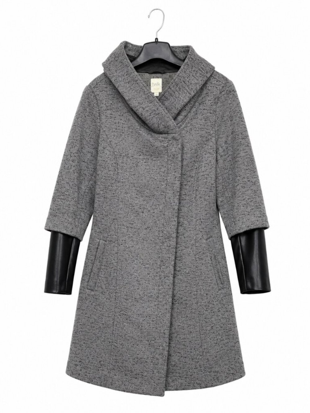 Twik by Simons Hooded Knit Coat